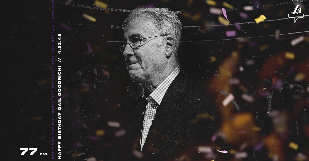 From L.A. born to L.A. legend. Happy birthday to the great Gail Goodrich! 
