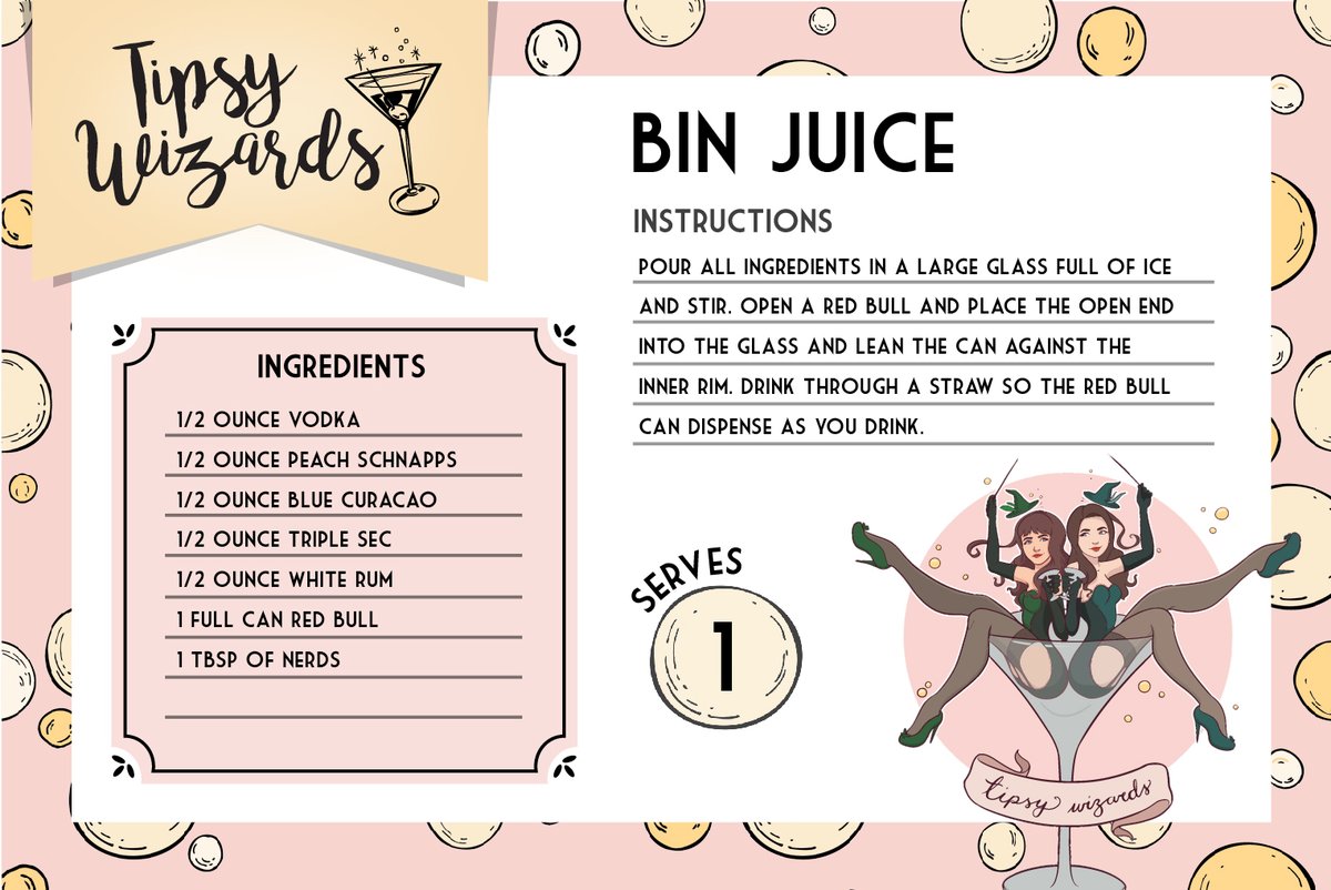 TipsyWizards's tweet photo. We recently discussed wizarding world snacks and Shelby found a headline in the Quibbler reading "Bin juice scare @Hogwarts" from @minalima so naturally we had to make a recipe! https://t.co/ZgaggAjJbY #binjuice #harrypotter #minalima https://t.co/wnHeGatxvS