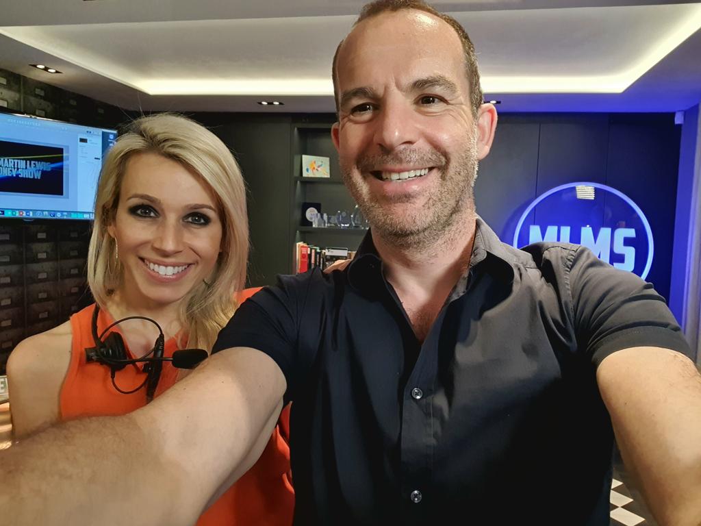 MartinSLewis's tweet photo. Mrs MSE (@LaraLewington) and I getting my home office ready for tonight's @itvMLshow show.

I know the big fundraiser is on BBC, but you can always switch over to us for half an hour, that way hopefully you'll have more in your pocket to donate once you go back. https://t.co/vnYifIRqRs