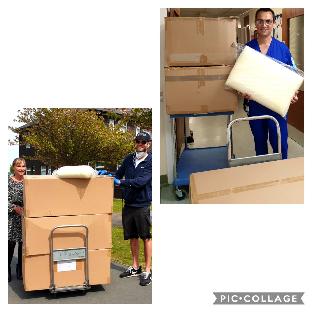 Thankyou so much to <a href="/jamesleinhardt/">James Leinhardt</a> <a href="/LevitexSleep/">Levitex Sleep</a> today for donation of pressure relieving pillows to support our patients in ICU. Truly grateful for your generosity #pressurecare <a href="/LancsHospitals/">Chorley & Royal Preston</a> <a href="/Platt10Jane/">Jane Platt</a> <a href="/SarahC_RN/">Sarah Morrison RN</a> <a href="/deborahomahoney/">Debbie</a>