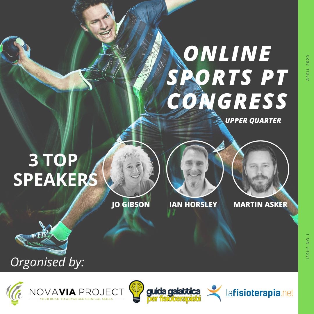 REGISTRATION OFFICIALY OPEN! Sign up here: mailchi.mp/9996bbeacd21/q…
International online upper quarter sports rehab congress, with Jo Gibson, Ian Horsley & Martin Asker! Don't miss it!
Thanks to @NovaviaProject & @fisioterapianet 
@ShoulderGeek1 
@Back_in_Action 
@martinasker