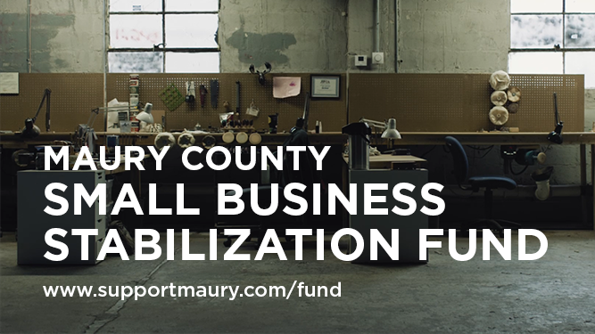 MauryAlliance's tweet photo. LOCAL funding is now available for Small Businesses in Maury County through the Maury County Small Business Stabilization Fund! For more information and to apply visit https://t.co/GXaMzVHsyT. Applications are due by May 8th. https://t.co/yZJZXDhJze