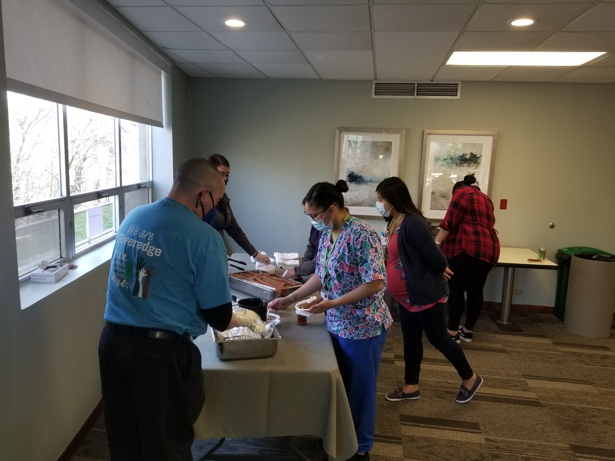 Do you like churros? Well, we love them at Riveredge. We celebrated our #HealthcareHeroes for #ThumbsUpThursdays with delicious churros complete with all the fixings!