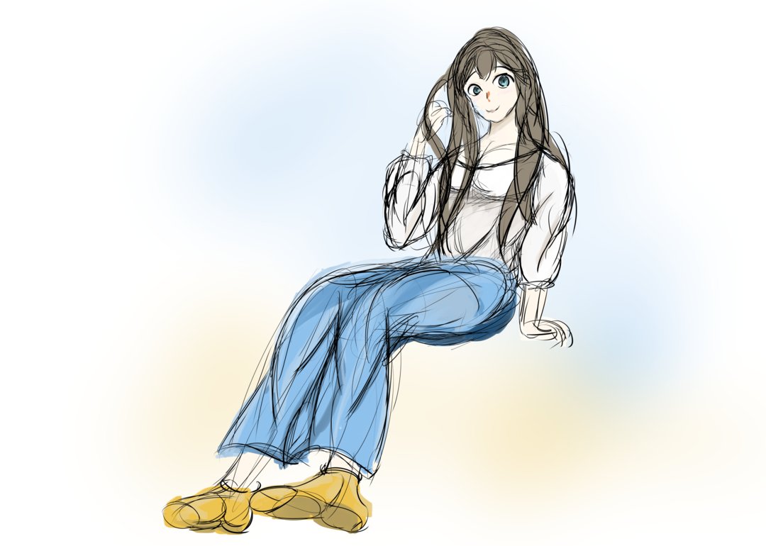 ベルベット イラスト 落書き 女の子 座り ロングスカート 髪をかきあげる女の子 T Co 1q6ftbjeu2 T Co Vxbtxoqp7i Twitter