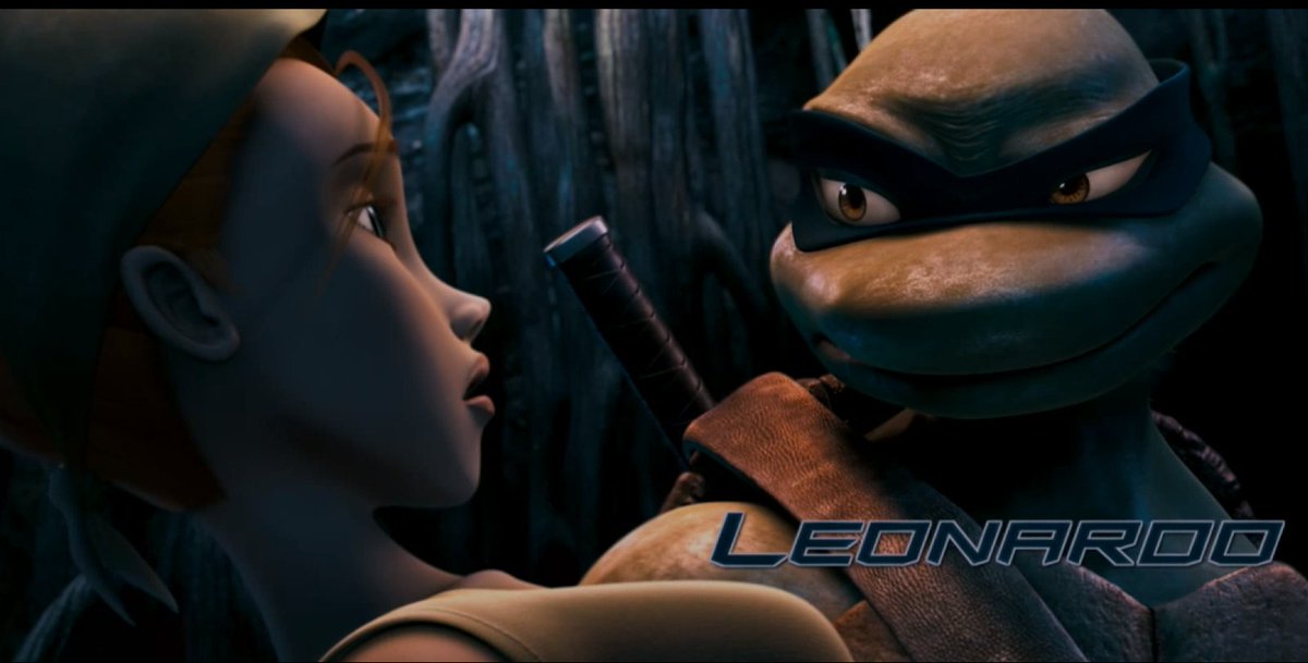 April Lookin GOOD as usual even Leo Agrees  #TMNTRewatch