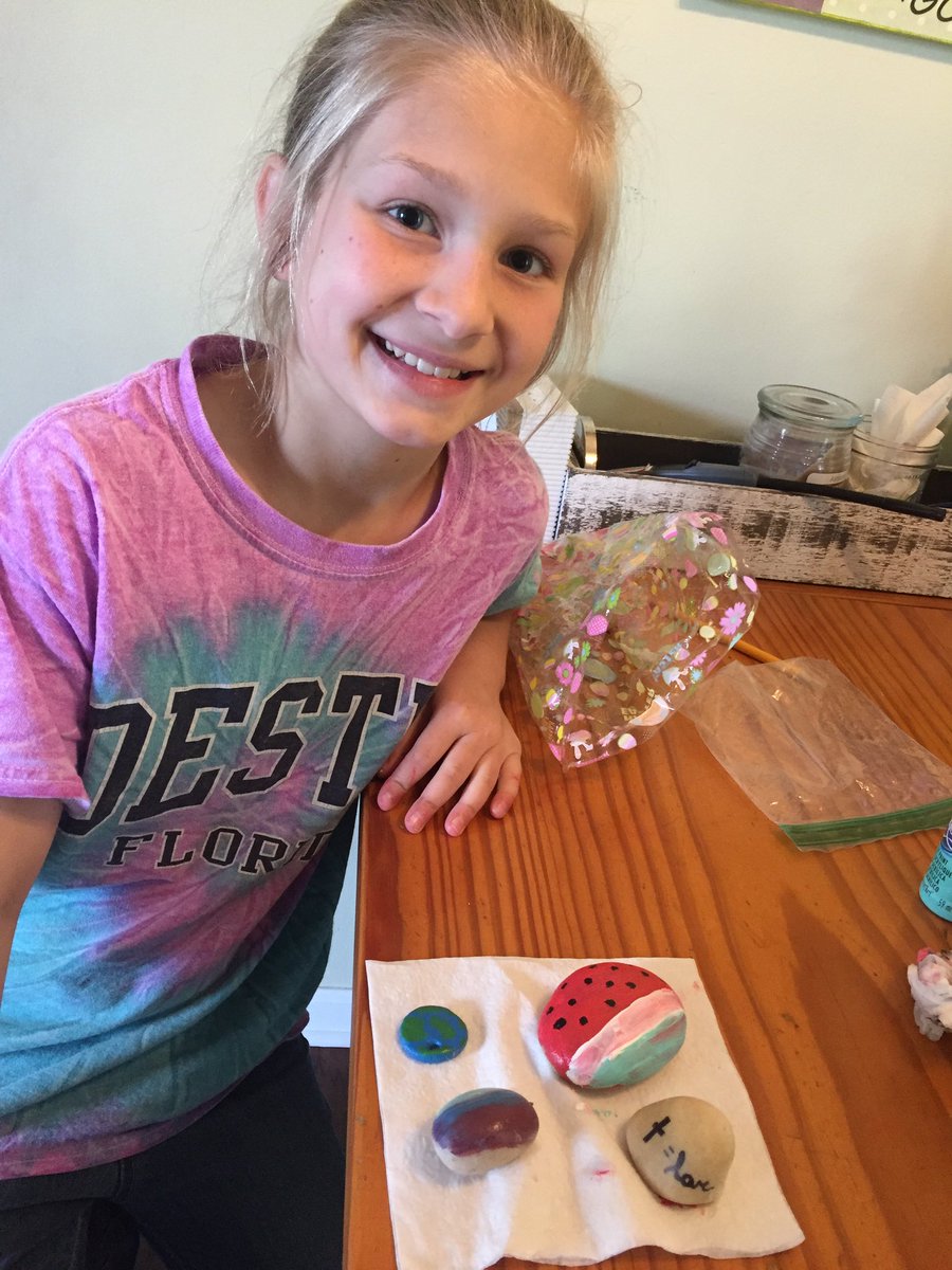 Gardening, cooking, journaling about ladybugs &amp; butterflies, and painting rocks. I love that students are exploring new avenues while learning at home. <a href="/JAE_stem/">JackAndersonElemSTEM</a> #SumnerConnect