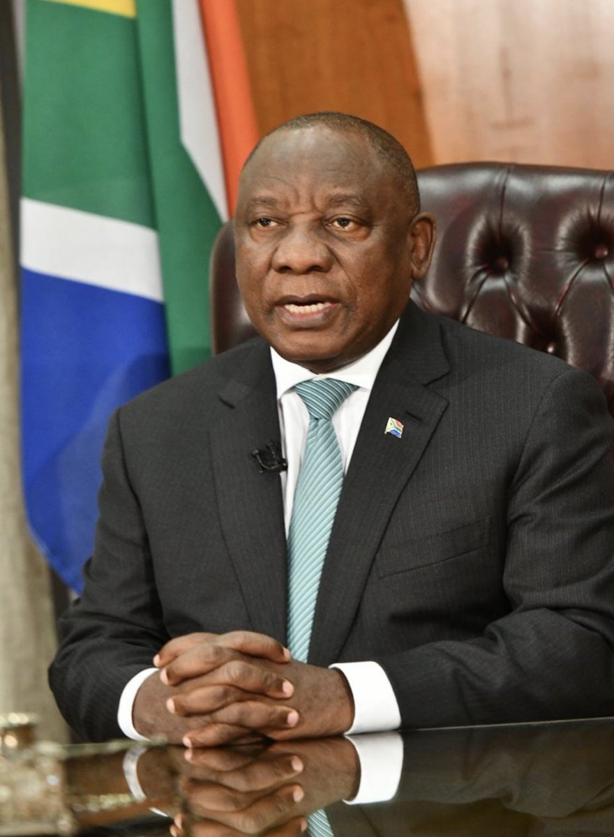 #COVID19 | President <a href="/CyrilRamaphosa/">Cyril Ramaphosa 🇿🇦</a> will address the nation this evening, Thursday 23 April 2020, at 20h30, on measures the country continues to undertake to contain the spread of the #coronavirus #Day28ofLockdown