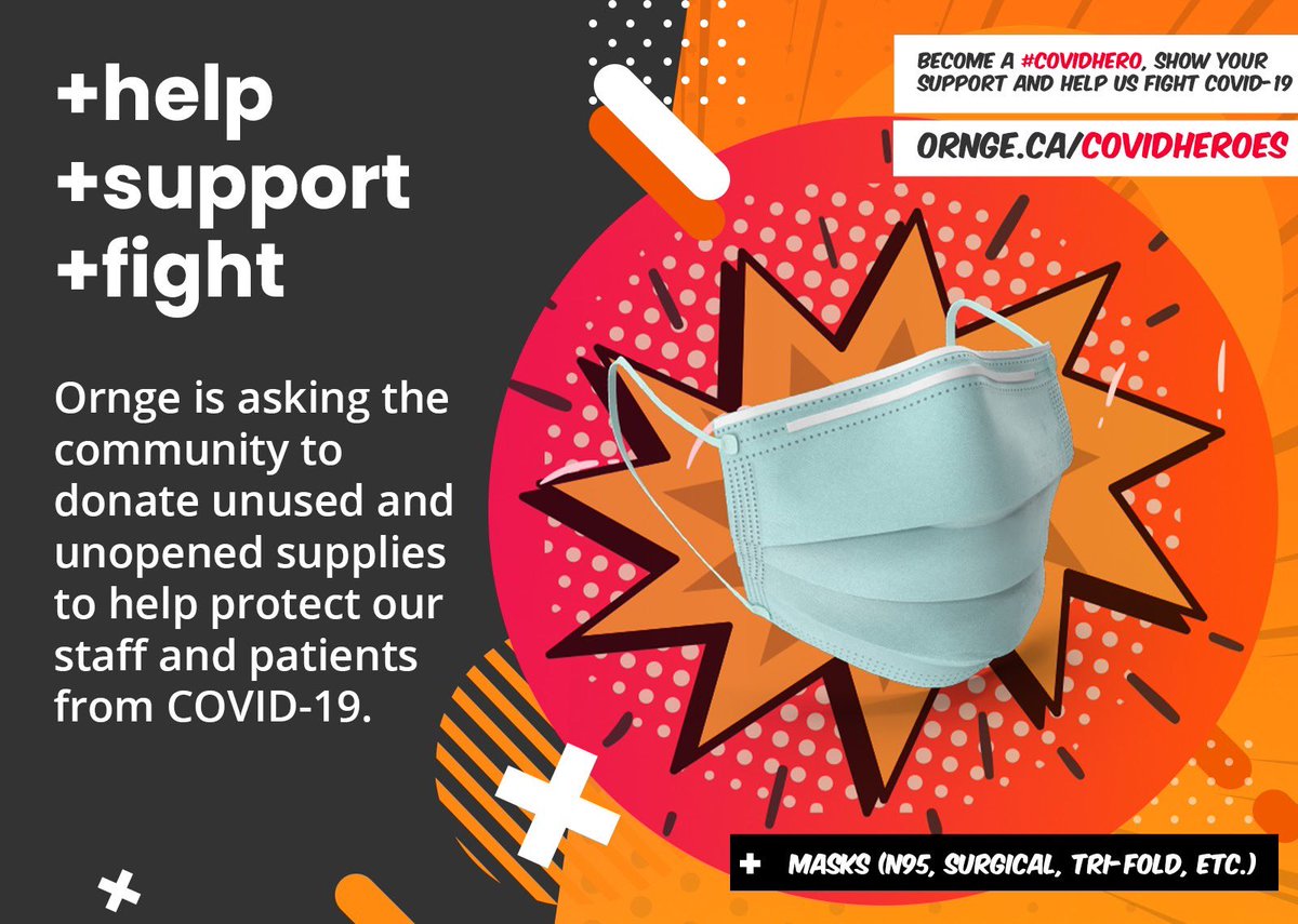 Ornge is need of <a href="/3M/">3M</a> N95 masks, specifically models: 9210+, 1870+,  1805, 1804, 1860, 1860s. 

If you have any of these masks available to keep our paramedics and pilots safe from COVID-19, please contact us at communityrelations@ornge.ca.