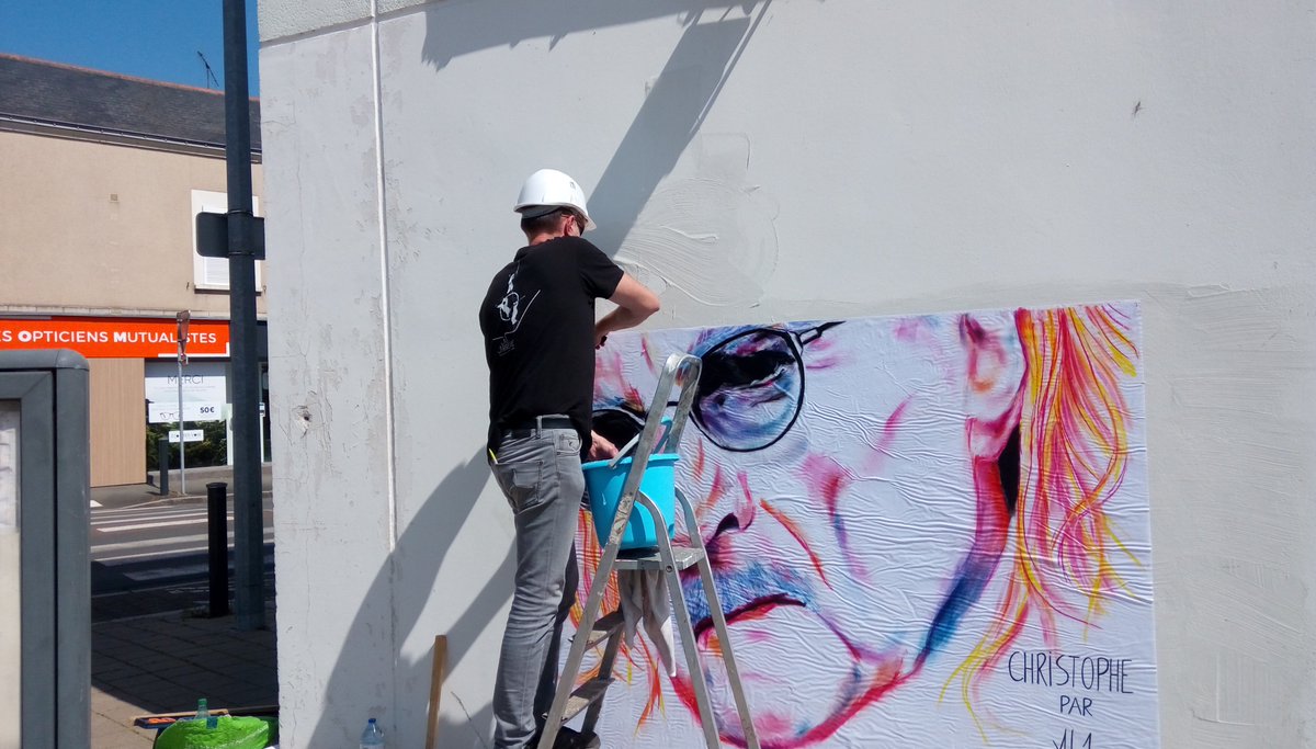 Avec_AL1's tweet photo. #christophetableau #christophepeinture #christophehommage  #christopheportrait @jeanmicheljarre @SebTellier @luciebevilacqua https://t.co/vfCrWkfK21