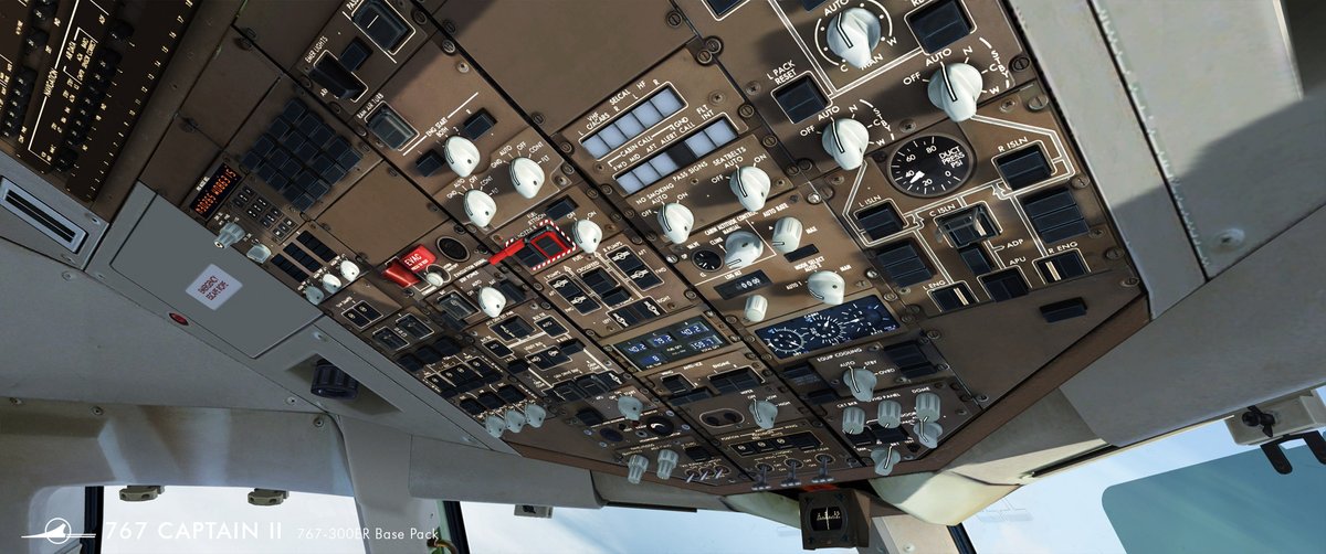 Captain_Sim's tweet image. Captains,
The 767 CAPTAIN II flight deck preview: captainsim.net/products/y767/…