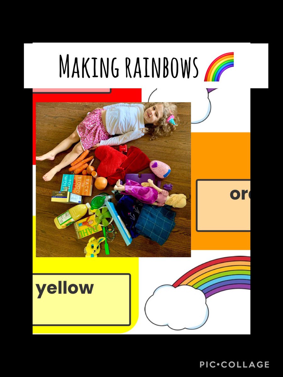 moniccabb's tweet photo. During this time of at home learning I love when my students put themselves into their activities! If your going to build a 🌈 you might as well be a part of it! @BelindaHernana1 #sjesdallas #sjestogether https://t.co/wrRE9onXNO