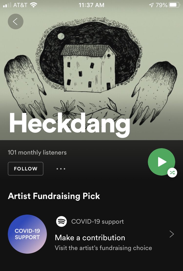 Hi folx! If you like our music and wanna help support us so we can do cool things like tour and record a full length when we all get out of quarantine, head over to our spotify and hit our support button! Stay safe out there 💛💛💛