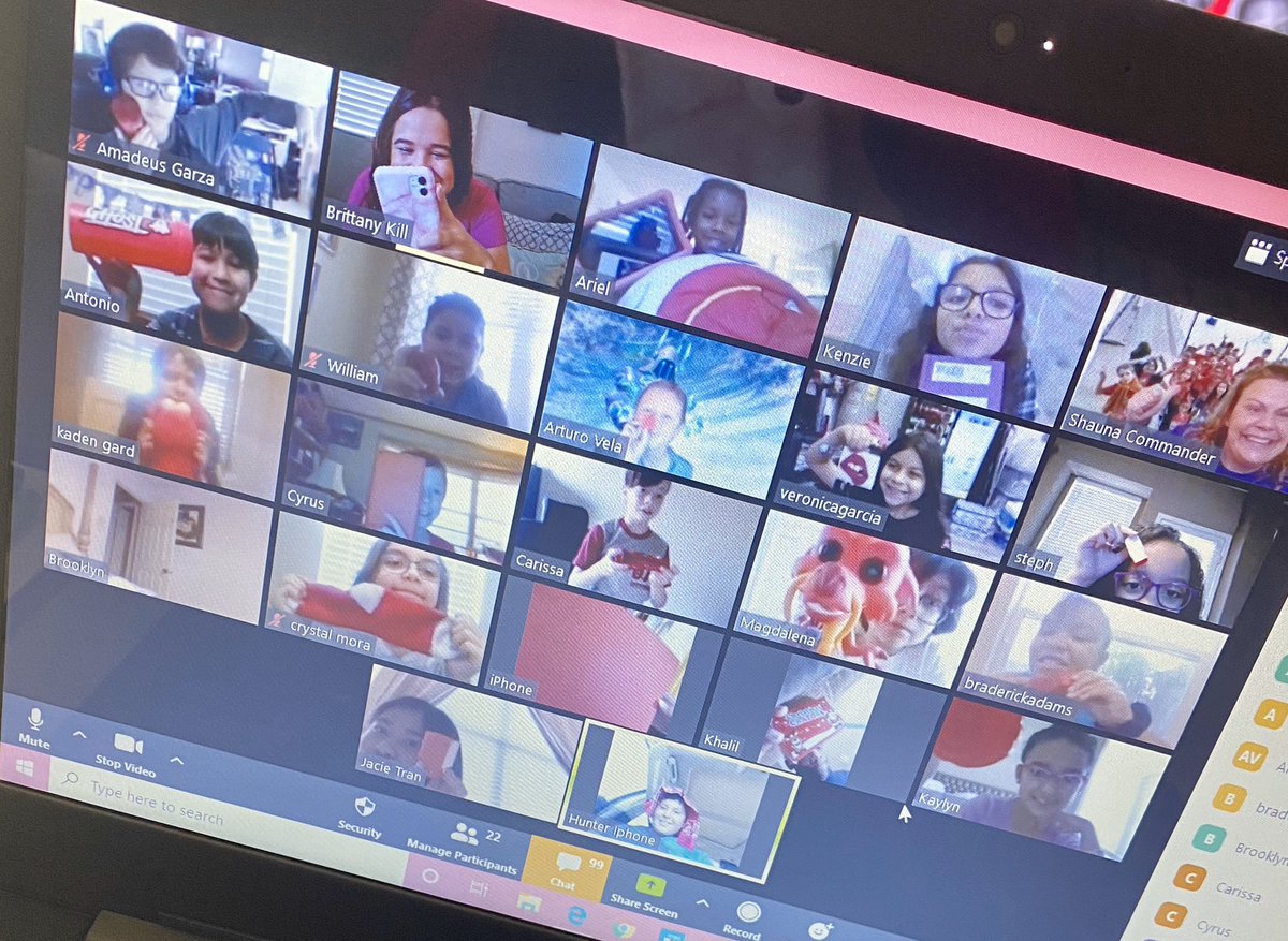 MrsKill3rd's tweet photo. Virtual scavenger hunt during todayโs class meeting! #SomethingThatIsRed #TVRemote #SomethingRound https://t.co/1hlq8xdKYP