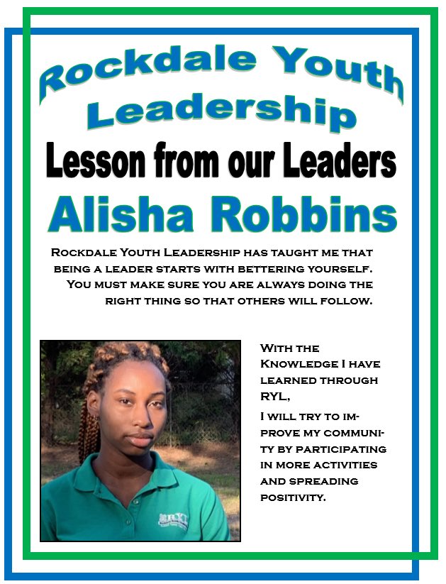 RYL_RCPS's tweet photo. Alisha Robbins from Rockdale Magnet Will now share what RYL taught her this year. https://t.co/lISOJGLqXV