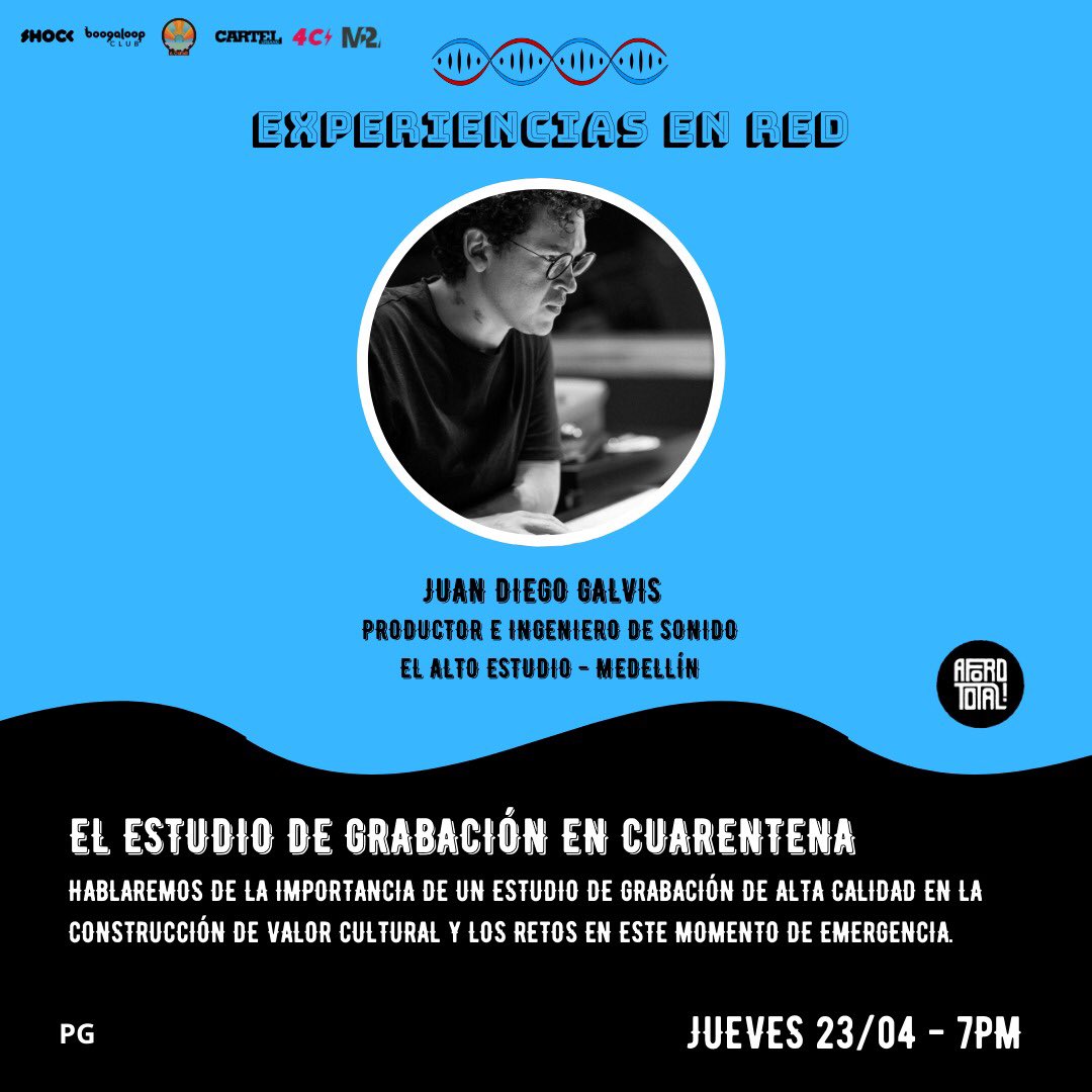 AforoTotal's tweet photo. Nos vemos hoy para hablar con Juan Diego Galvis de @ElAltoEstudio en Medellín 
7 pm Instagram Live https://t.co/CZGXwjMMoA