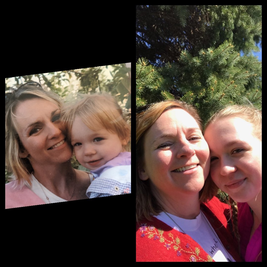 KakuleMrs's tweet photo. Spirit week...we recreated an 18 year old photo! @key_hill @MapleHill_HS https://t.co/2x2ZTGHgcu