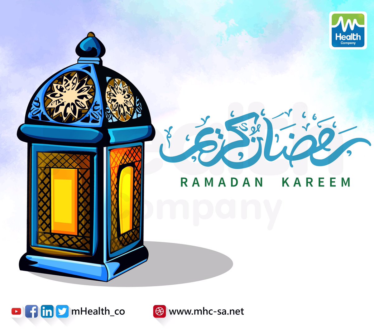 mHealth_co's tweet photo. نهنئكم بحلول شهر #رمضان المبارك 🌙
أعاده الله علينا وعليكم وعلى الأمة
      الإسلامية بالخير والبركات.

           🌙وكل عام وأنتم بخير 🌙

#رمضان_2020  
#رمضان_كريم  
#رمضان_مبارك  
#Ramadhan  
#RamadanKareem  
#RamadanMubarak https://t.co/DzLGKoyL9x