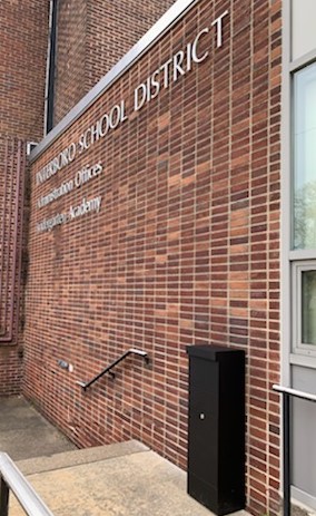 Interboro_SD's tweet photo. Drop Box at ISD is ready for your completed registrations for Pre K and KA 2020-2021 school year https://t.co/RCcOQBPr3U