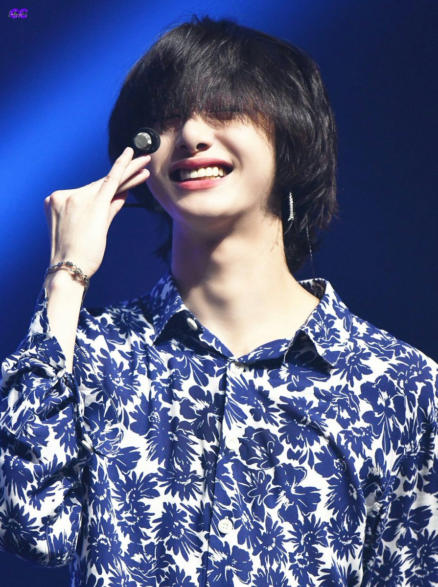 hyungwon with long hair : a beautiful thread