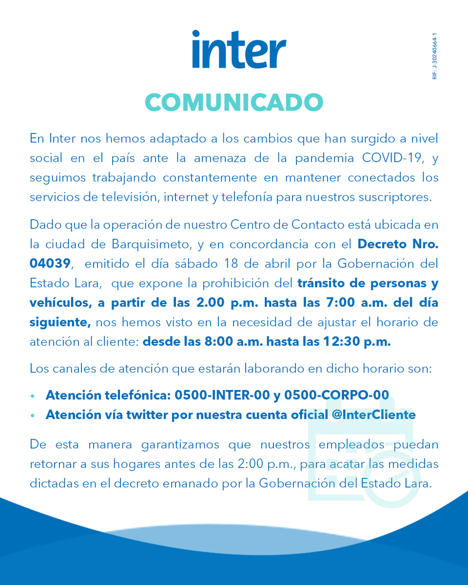 miliparis's tweet photo. Comunicado Oficial. 
Nuevo Ajuste de Horario de Atención al Cliente https://t.co/0ymXx22PWH
