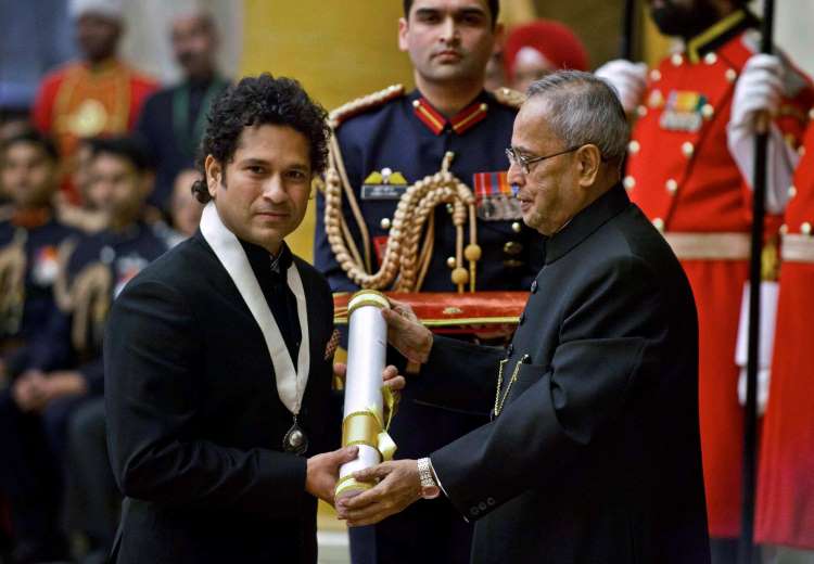In 2014, he was bestowed India's highest civilian honor, Bharat Ratna, for his exceptional contribution to cricket. He became the first sportsperson to receive the prestigious award.  #HappyBirthdaySachin