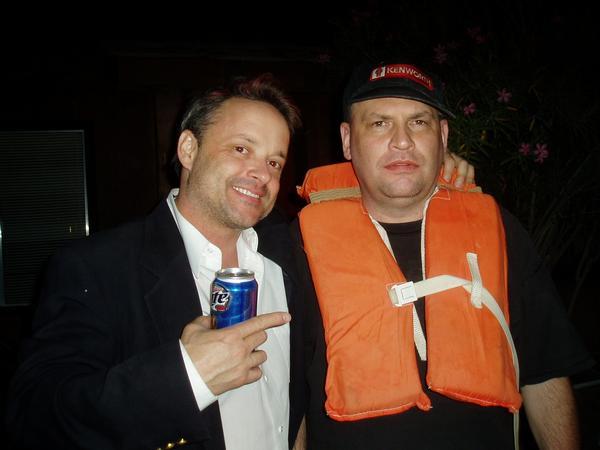 _james_inman's tweet photo. Chaille and Stanhope trolling is nothing new. They made me wear a life preserver after I won King of the Party in Panamint, in the fucking desert, with no body of water for hundreds of miles. I refuse to be broken. #inmanstrong @DougStanhope @gregchaille https://t.co/bCcfWEiWrI