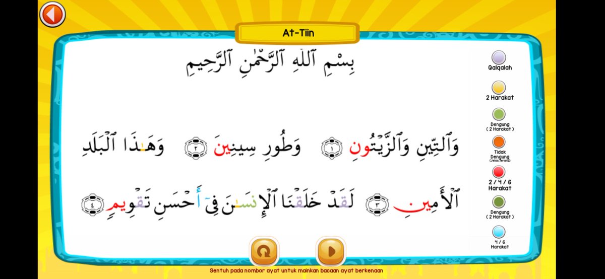 App (Android) Asyik duk ulang surah lazim yg sama ketika solat? Jom tambah hafalan kita. I find this app useful. Ada 22 surah pendek. Dibuat utk kanak², tapi yg dewasa pun ok. Ada audio, visual & warna utk tajwid. Agak laggy sikit interface dia. Tapi tak ada iklan.