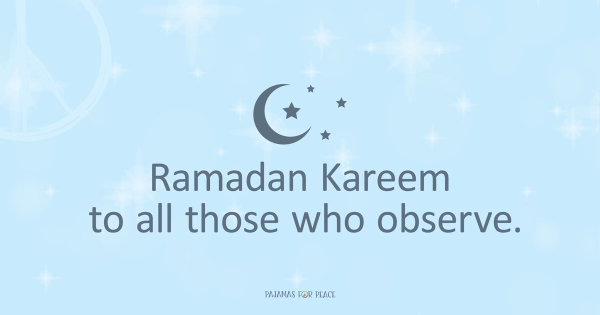 PajamasForPeace's tweet photo. As Ramadan starts today, we hope it's filled with peace and love. Ramadan Mubarak!

#pajamasthatgiveback #pajamasforpeace #inclusion #peace #kindness #cutestpjs #pimacotton #organiccotton #100percentcotton #letsbehuman #peace #kind #Ramadan #RamadanKareem #RamadanMubarak https://t.co/5dtYlJBnup