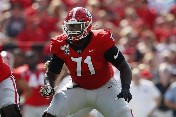 10th pick: Cleveland Browns select Andrew Thomas, OT, Georgia