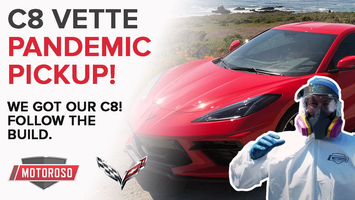 We got our C8 Corvette! Watch the #PandemicPickup at youtu.be/vO1hHae1c74 Subscribe at YouTube.com/Motoroso to follow the whole build!
.
.
#c8 #corvette #2020corvette #COVIDmeme #coronavirusmemes #pandemiclife #QuarantineLife #quarantinememes #C8Corvette #NeverDriveStock