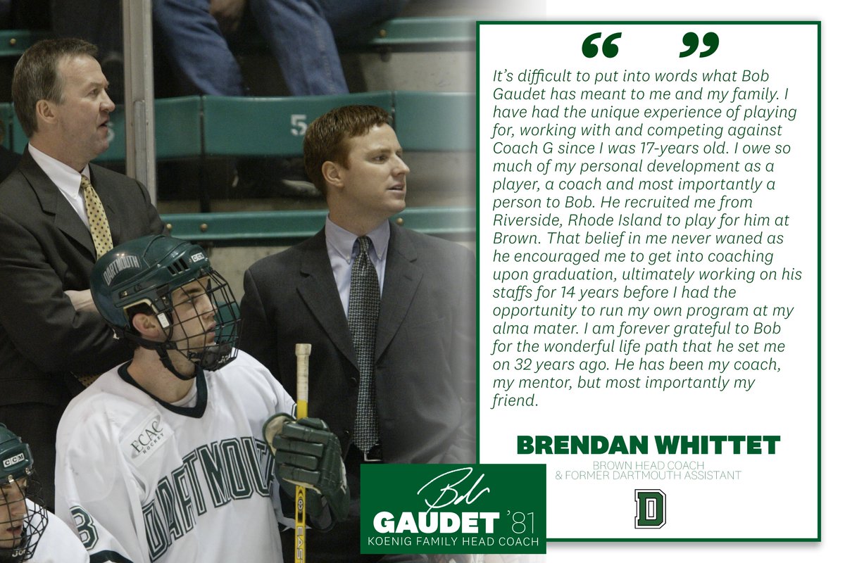 Few coaches are as tied to one another as Coach G and Brown's Brendan Whittet.