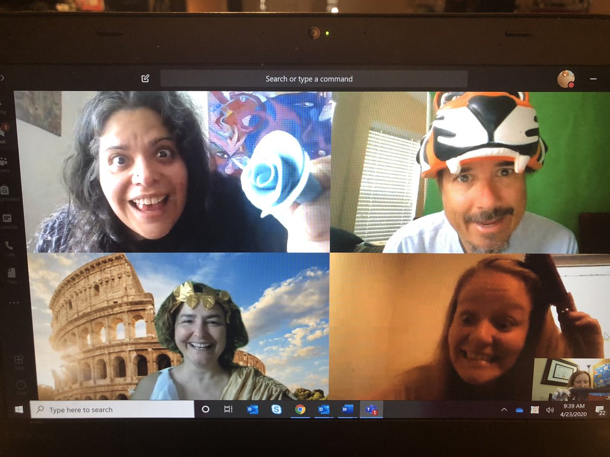 KellieMcclarty's tweet image. When your PLC goes #allin to start the day off with laughter and smiles!!! So lucky to have colleagues that are also friends!  Thank goodness we have @kc712 who understands our weird! #bettertogetherevenapart #vcsplc @adkrobGMS @spencer53018 @StembergerLaRu
