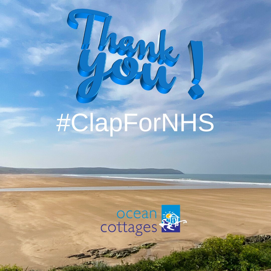 Ocean_Cottages's tweet photo. Our holiday homes are closed for now, it is quite sad
We will be clapping and cheering tonight like mad!

Stay home, stay safe
You will see the beach again soon, have faith!

#ClapForNHS #ClapForCarers #ClapforKeyWorkers #StayHome #StaySafe #SaveLives https://t.co/cvZu6Jg9Lf