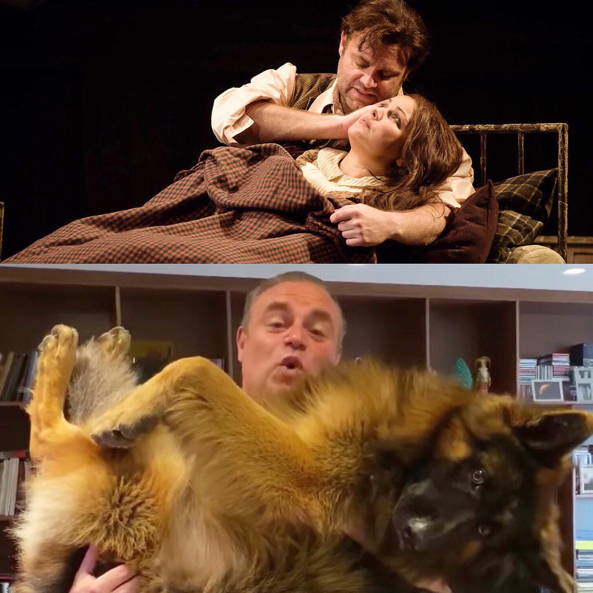 theoperadogs's tweet photo. I bet you say that to all the #goodgirls (and #goodboys 🥰)

📸 Bill Cooper | @RoyalOperaHouse

#operadogs #operadog #opera #operasinger https://t.co/a0FcB2eerW