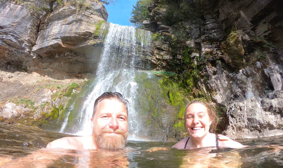 Daddy and Daughter wild swimming x @abihartnell