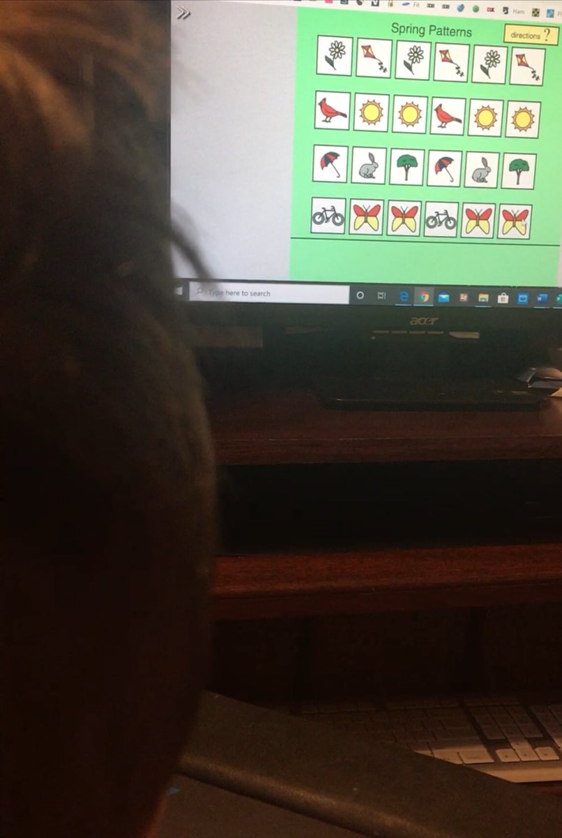 BonancaDebbie's tweet photo. @ChoongLeitgeb George completed some patterns on Boardmaker. He is still working on naming the core of the pattern. https://t.co/VBN5A9jY8i