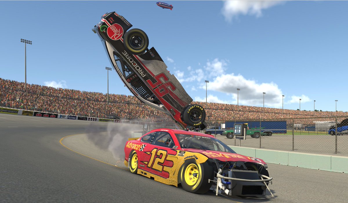 A_S12's tweet photo. One million unique viewers who did not tune into any of @NASCAR's first four real-life races in 2020 have tuned into one of the Pro Invitational Series esports events, according to @Nielsen.

➖ Overall, 5.4 million unique viewers have watched at least one of the virtual races. https://t.co/Y6t6M5WxWs