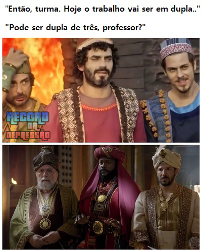 Já perceberam que toda boa história tem um trio inseparável? #NovelaJesus08 #ORicoELázaro