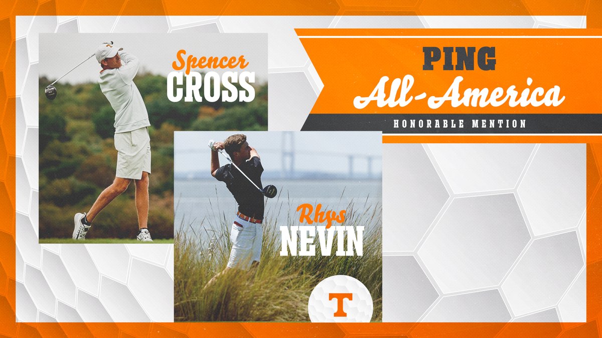 Vol_Golf's tweet photo. 🇺🇸🏅 𝗔𝗟𝗟-𝗔𝗠𝗘𝗥𝗜𝗖𝗔 𝗛𝗢𝗡𝗢𝗥𝗦 🏅🇺🇸

More prestigious distinction for @CrossSpencer24 and @rhysnevin1 🍊

📰 » https://t.co/WkNDSxZ89y https://t.co/U83ug75v4U