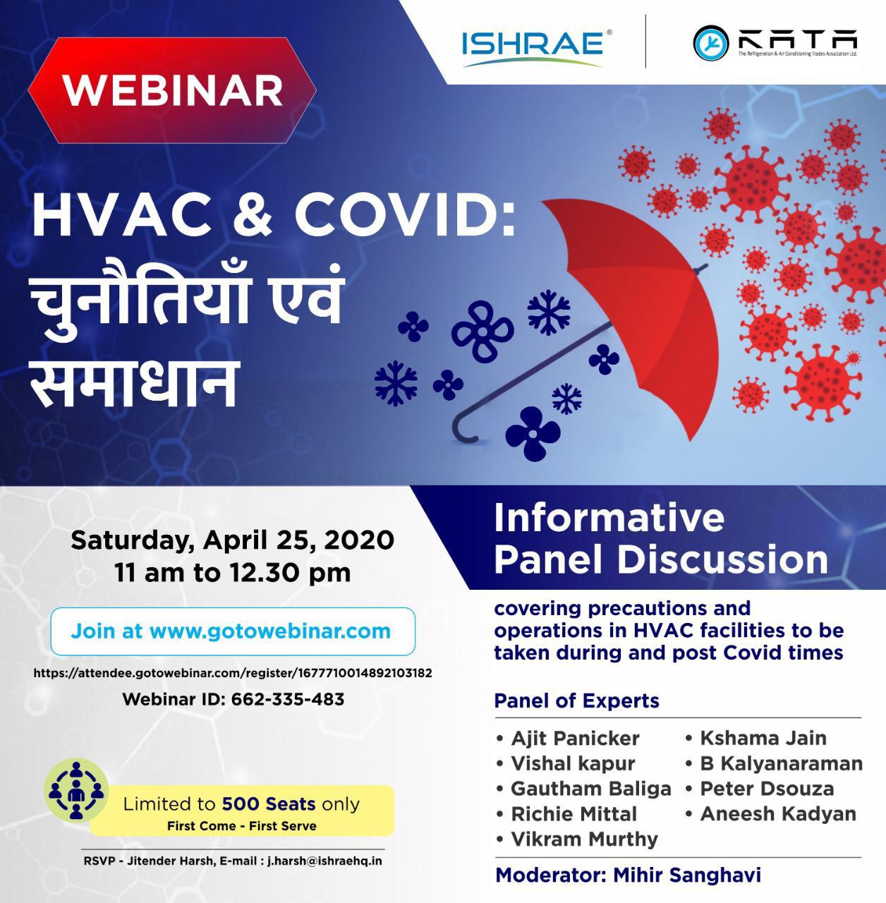 Learn HVAC on Twitter "ishraeh organising the sessions on Covid_19