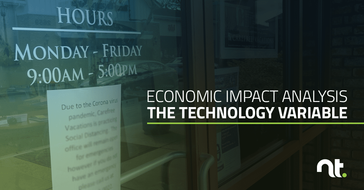 NexusTek's tweet photo. How is the technology variable affecting your economic impact analysis from COVID-19?
#EconomicImpactAnalysis #COVID19 #Technology
https://t.co/iuv8EwliNb https://t.co/c99MwDN02I