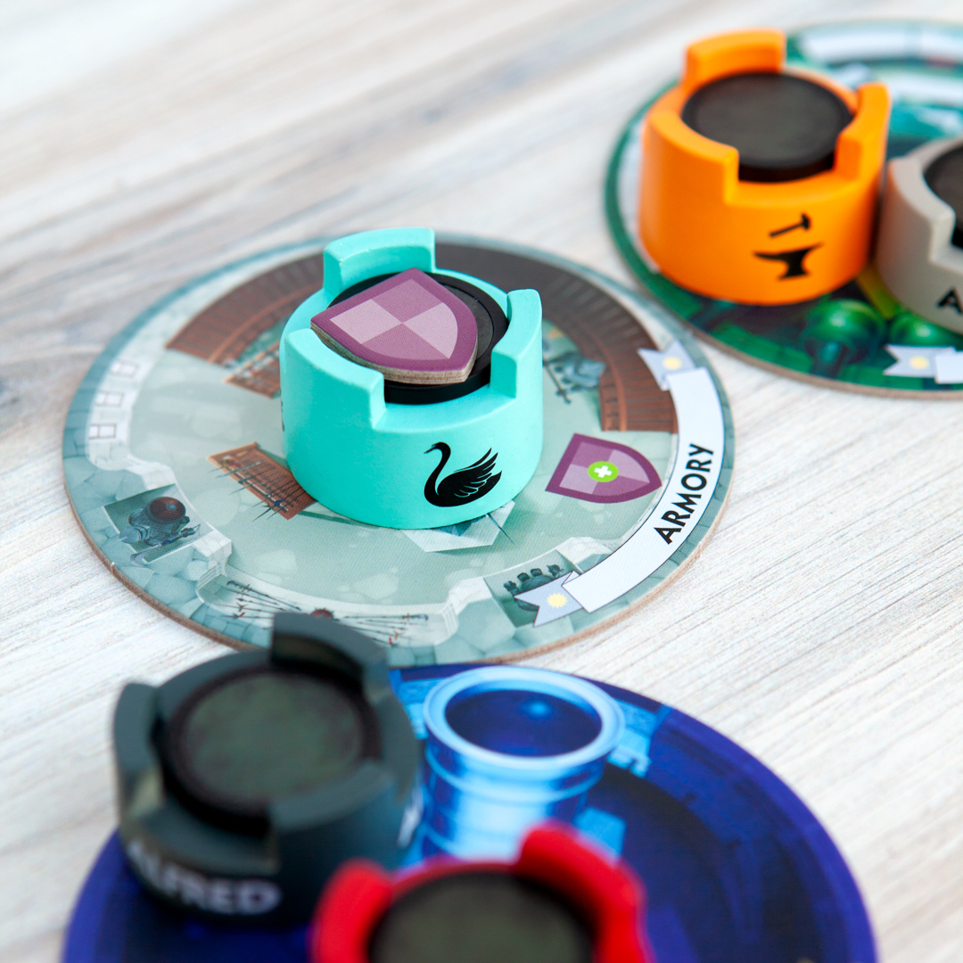 beziergames's tweet image. Protect your secret role by adding the Armory Room to your One Week Ultimate Werewolf game!! This added defense will surely keep you guarded… until someone steals it!   🛡#OneWeekUltimateWerewolf #ShieldToken