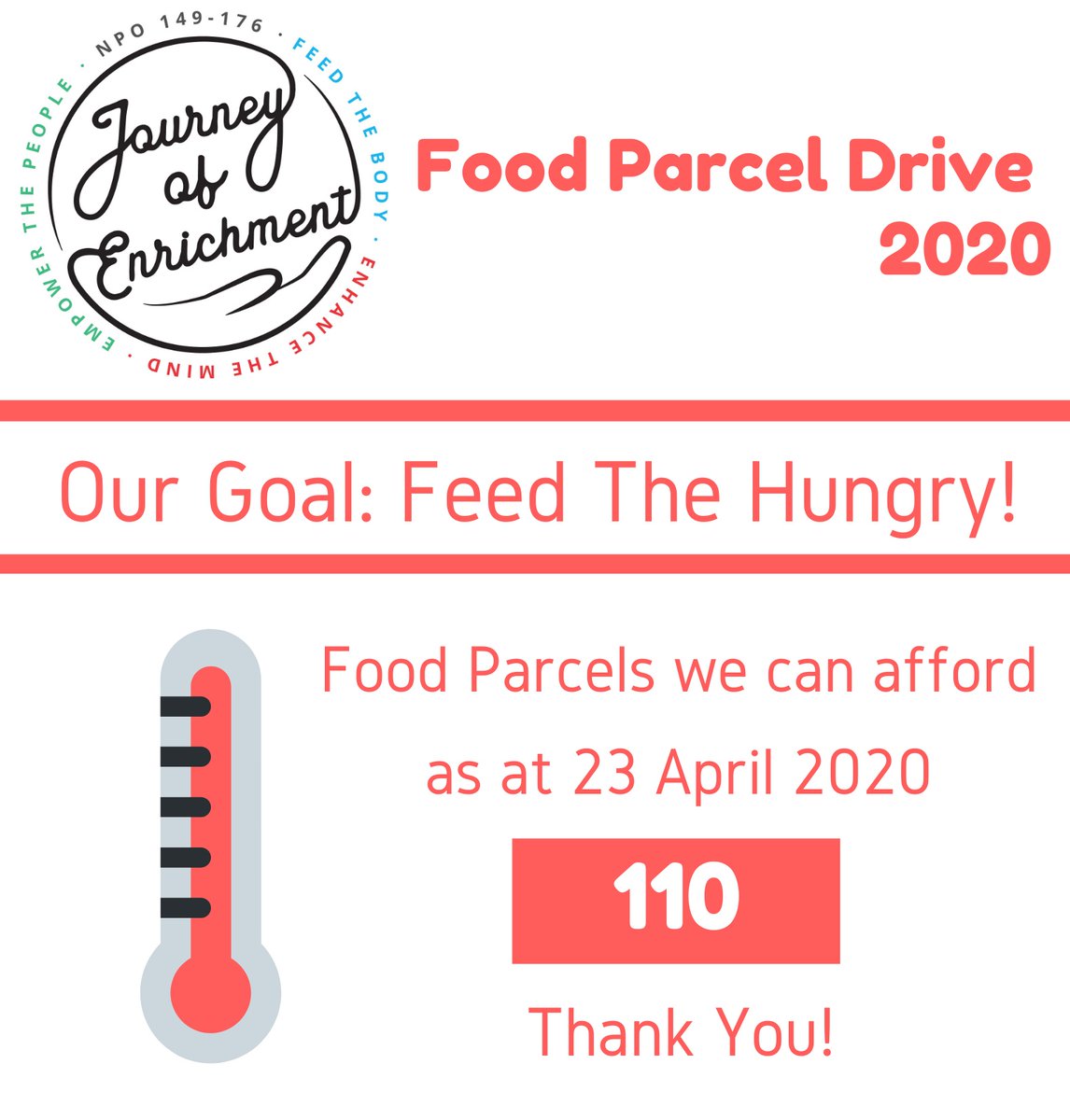 journeyofenrich's tweet photo. #donationdrive
#foodparcels
#backabag
#feedafamily 
#feedthehungry 
#fundustofeedthem
#keephopealive
#joinourefforts
#capetown 
#southafrica https://t.co/7ZtTPoQPFs