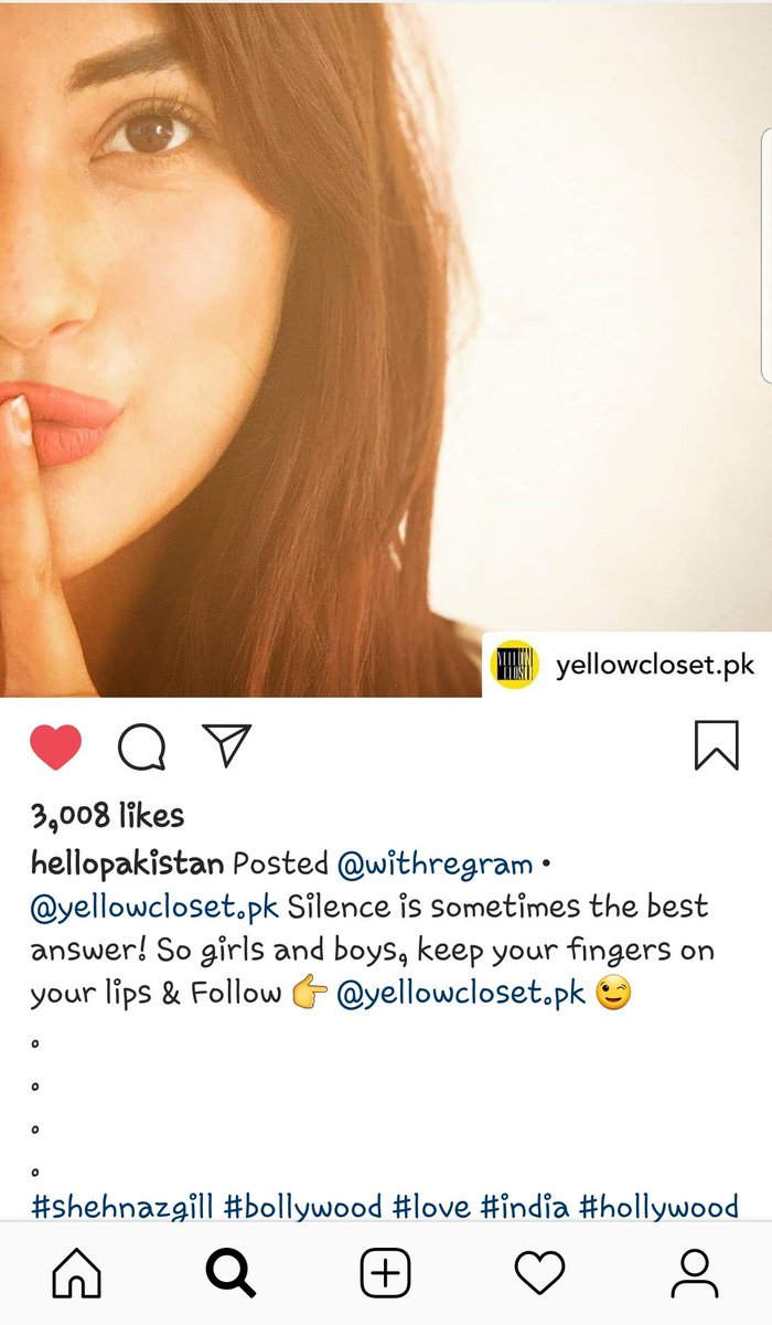 People this is a pakistani page! They are such positive people and loves Shehnaaz a lot. And in the comments there were a lot of people from different countries. Go and like and comment under this post. #HelloPakistan