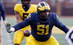 20th pick: San Francisco (via Jax) selects Cesar Ruiz, OL, Michigan