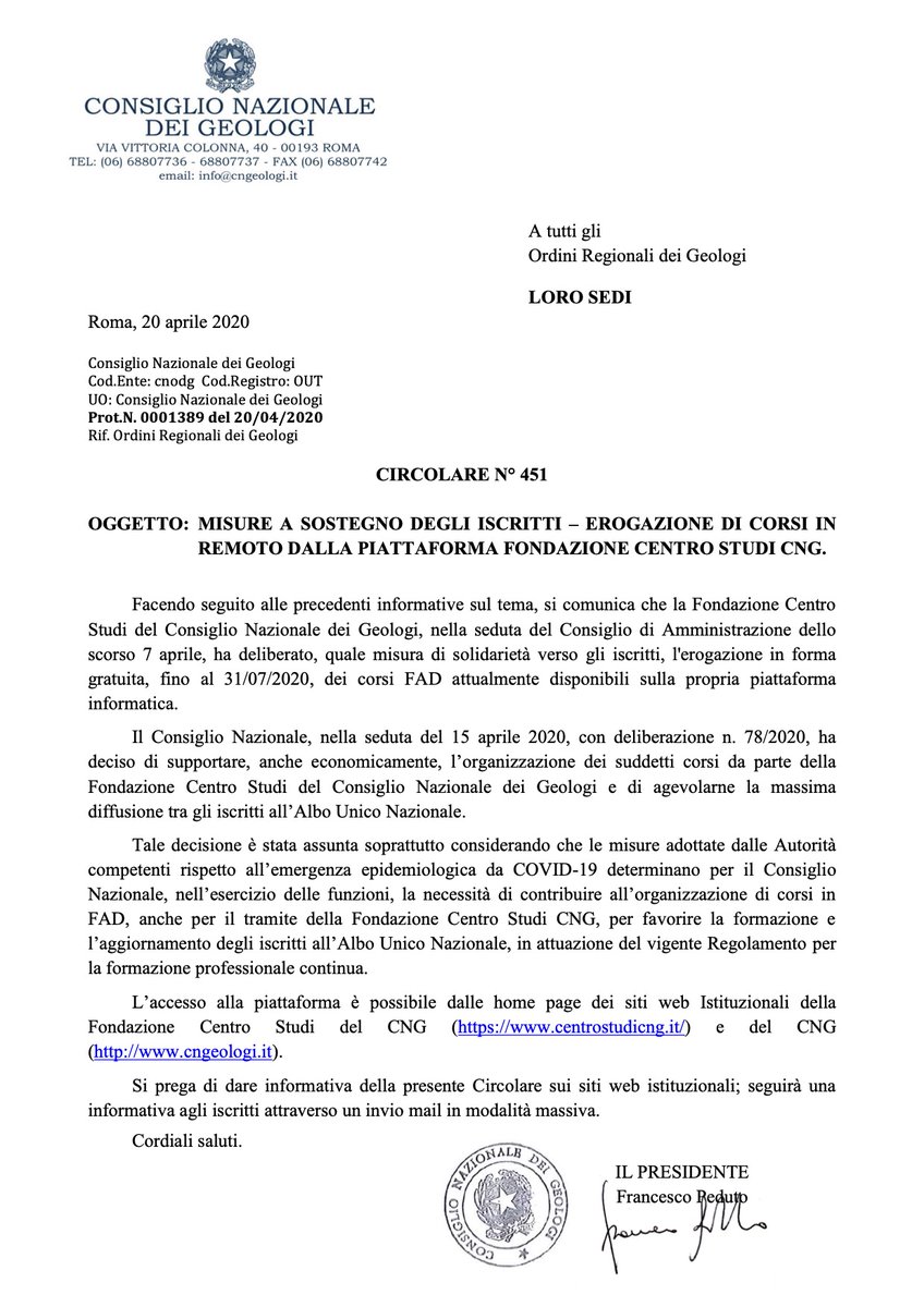 Bella iniziativa in attesa di riprendere le attività lavorative