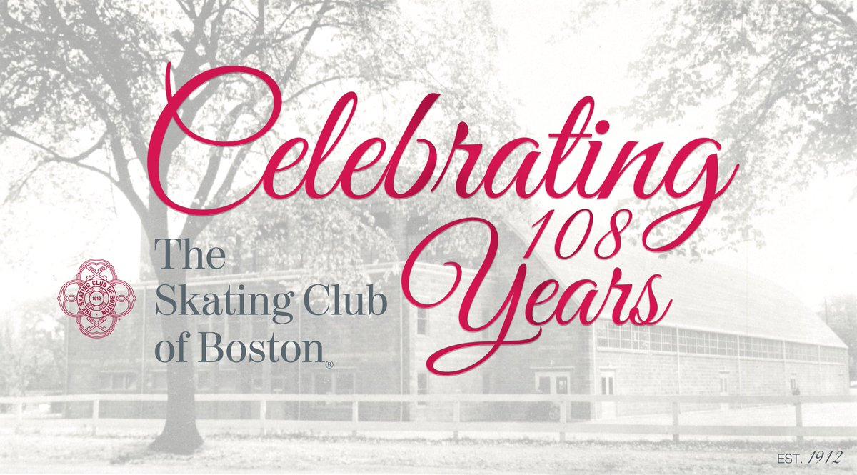 SkatingClubBOS's tweet photo. Today we’re celebrating The Skating Club of Boston’s 108th Birthday! On this day in history, April 23, 1912, the Club was officially founded by its group of charter members. #usfigureskating #skatingclubbos #birthday #champions #thenext100years #clubconnected https://t.co/ZgXrEm18DM