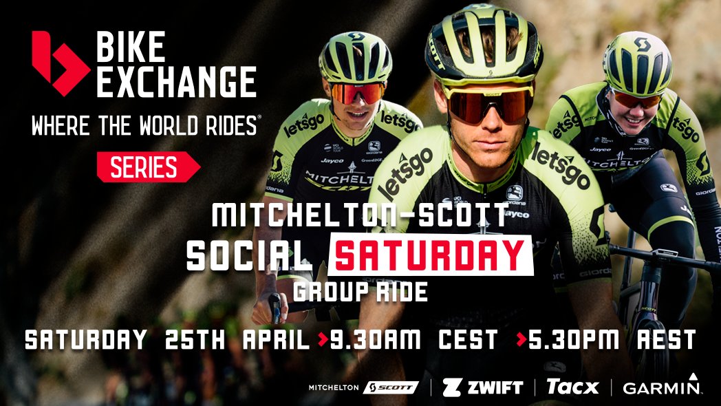 GreenEDGE Cycling (@greenedgeteam) on Twitter photo ⚡️🚴♀️🚴🏻♂️🚴♀️🚴🏻♂️🚴♀️🚴🏻♂️⚡️
Don't miss tomorrow's ´bunchie´ led by former Aussie Champ <a href="/michael_hepburn/">Michael Hepburn</a>.
Join Heppy, <a href="/stannardrj/">Robert Stannard</a> <a href="/Sar_Roy/">Sarah Roy</a> & more MTS pros for a Saturday group ride on <a href="/GoZwift/">Zwift</a>.
➡️ zwift.com/events/view/63… ⚡️🚴♀️🚴🏻♂️🚴♀️🚴🏻♂️🚴♀️🚴🏻♂️⚡️
Don't miss tomorrow's ´bunchie´ led by former Aussie Champ <a href="/michael_hepburn/">Michael Hepburn</a>.
Join Heppy, <a href="/stannardrj/">Robert Stannard</a> <a href="/Sar_Roy/">Sarah Roy</a> & more MTS pros for a Saturday group ride on <a href="/GoZwift/">Zwift</a>.
➡️ zwift.com/events/view/63…