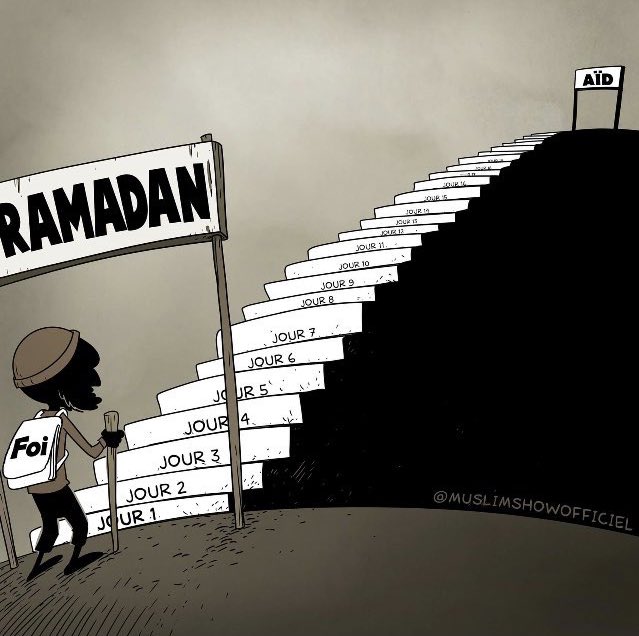 Let’s go !
« Allah est le Plus Grand !
Ô Seigneur ! Apporte-nous avec cette nouvelle lune la sécurité et la foi,
le salut et l’Islam ainsi que la réussite dans tout ce que Tu aimes et que Tu agrées.
Notre Seigneur et ton Seigneur est Allah » 
#RamadanMubarak  #Ramadan #MuslimShow