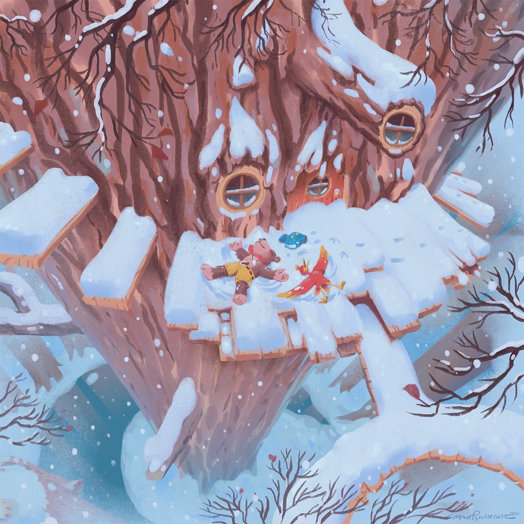 Click Clock Wood 🌷🌞🍁❄️ Here's the last few from my Banjo series(for now...)- I had so much fun with these! Thanks so much for your support along the way :) #banjokazooie #illustration